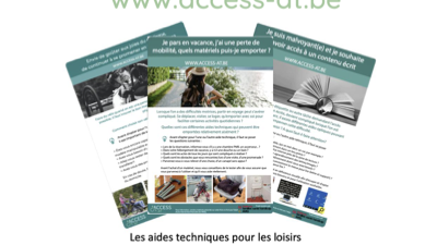 Les aides techniques pour le loisir : lecture, vacances, vélo